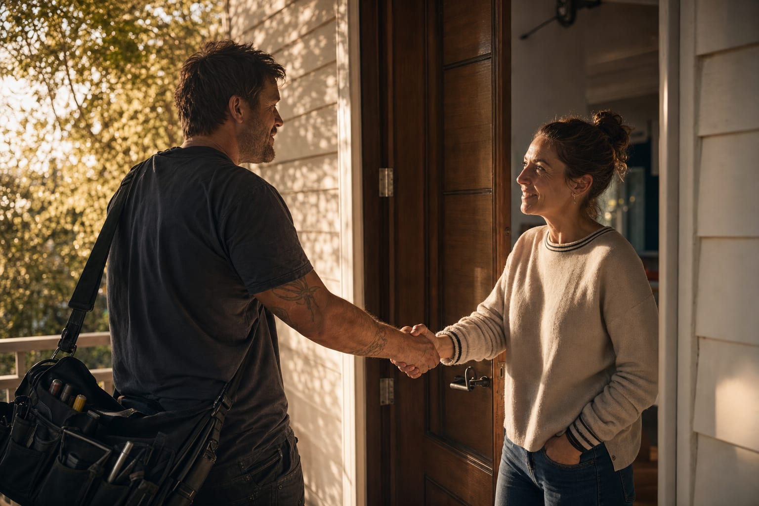 Trust, earned at the front door
